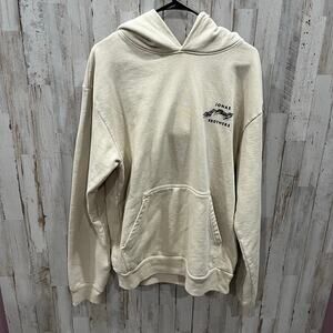 Jonas Brothers The Album Hoodie Tan Cotton Lounge Boy Band Womens Small
